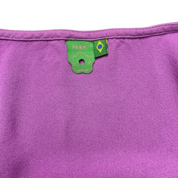 FARM RIO Solid Purple Tank Top Sz Small - Picture 3 of 4